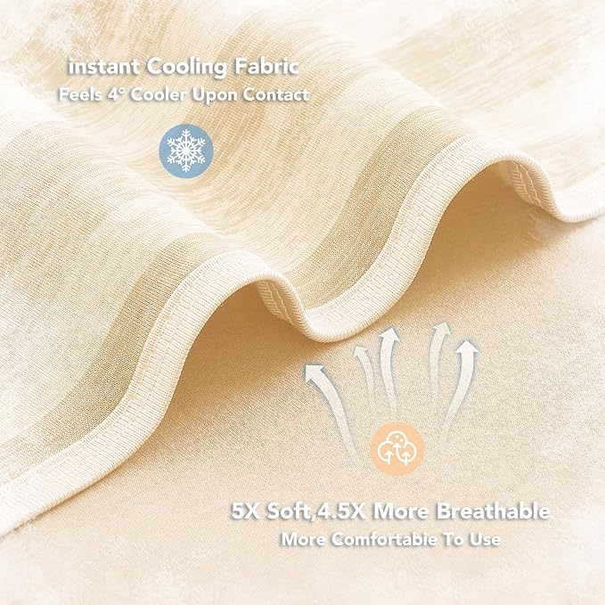 GOHERO Cooling Blanket King Size- 100"x90" Summer Cooling Throw Blanket - Image 5