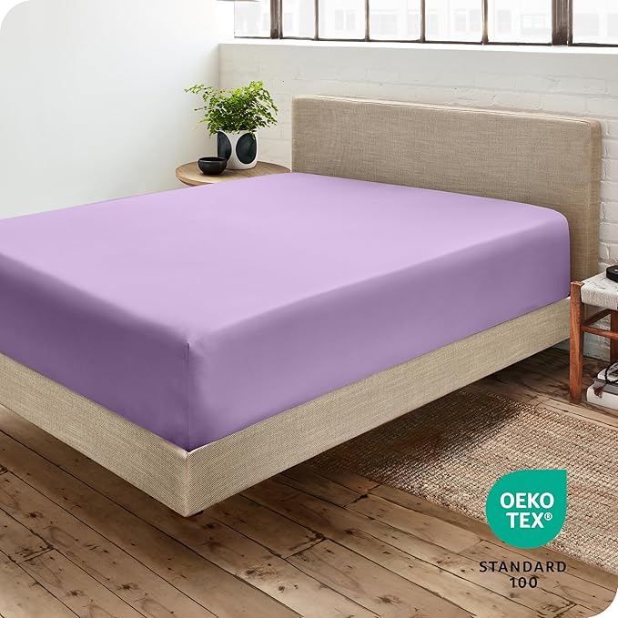 Bare Home Fitted Bottom Sheet Queen Size - Image 4
