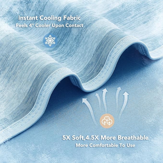 GOHERO Cooling Blanket Throw- 50"x60" Summer Cooling Throw Blanket - Image 5