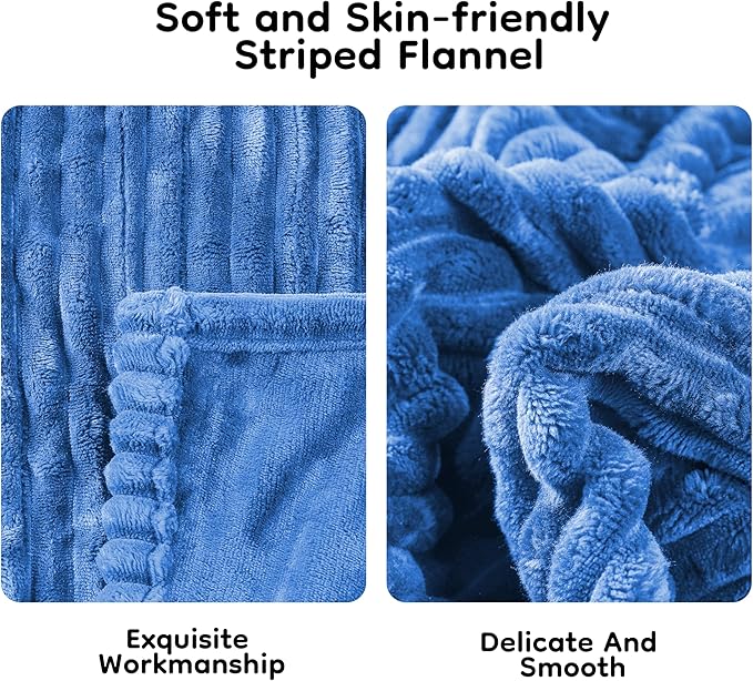LaffyLo Electric Heated Blanket Full Size 72"x84", Soft Flannel Fabric - Image 5