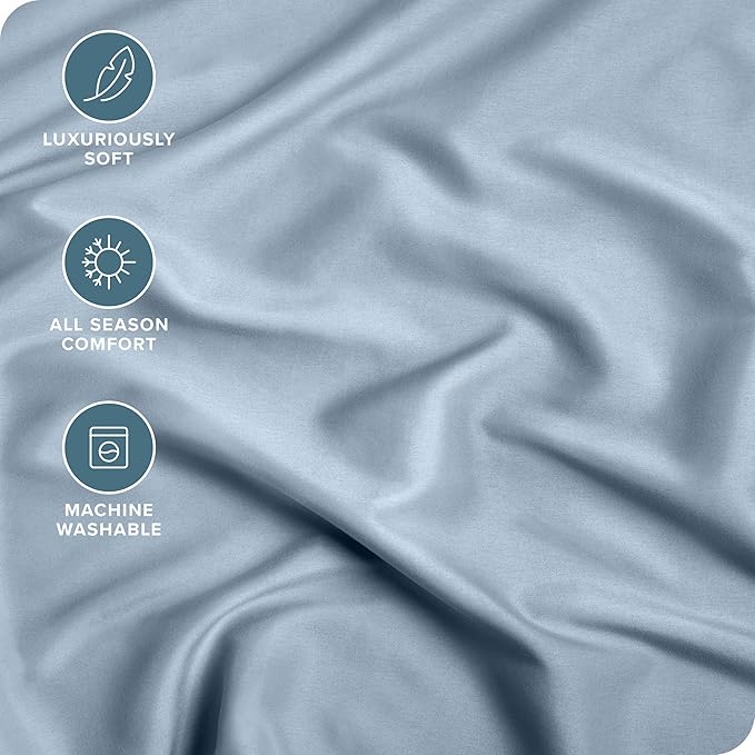 Bare Home Fitted Bottom Sheet Full Size - Image 2