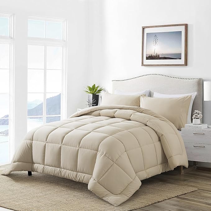 DOWNCOOL King Size Comforter Set -All Season Bedding Comforters Sets - Image 2