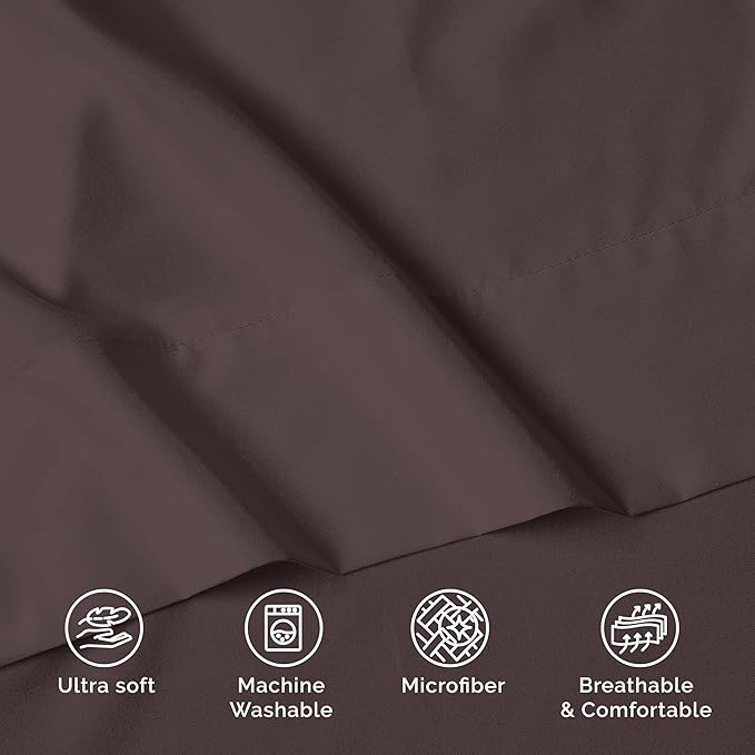 Luxury Flat Sheet on Amazon Elegant Comfort Wrinkle-Free 1500 Premier Hotel - Image 8