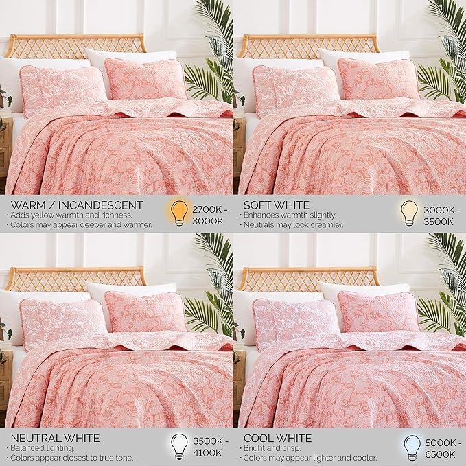 Southshore Fine Living, Inc. Paisley Quilt Set King/California Size, Light - Image 8