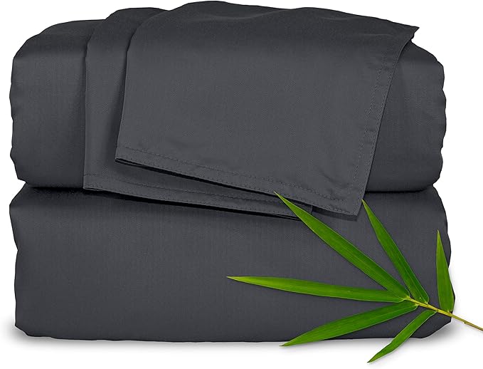 Pure Bamboo King Sheets, Genuine 100% Organic Viscose Derived from Bamboo Bed by PureBamboo