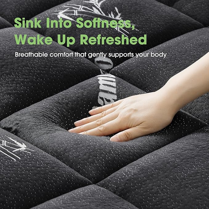 Mattress Pad Full Size, Cooling Pillow Top Mattress Topper, Ultra Soft Viscose - Image 2