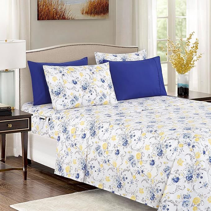 Elegant Comfort Softest and Coziest 6-Piece Sheet Set by ELEGANTCOMFORT