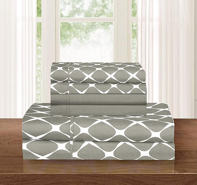 Elegant Comfort Luxury Softest and Coziest 4-Piece Bed Sheet Set, Wrinkle - Image 2