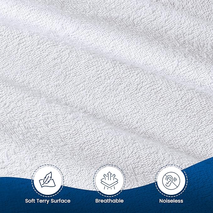 Twin Size Mattress Protector Waterproof 2 Pack, Premium 200 GSM Terry Mattress - Image 8