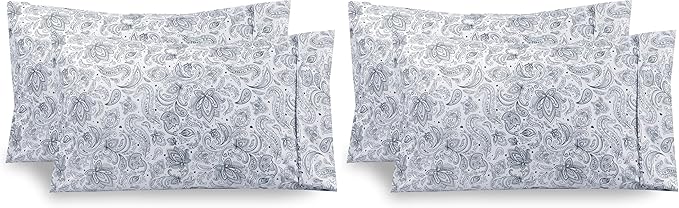Elegant Comfort Paisley Pattern Pillowcase, 1500 Premium Hotel Quality by ELEGANTCOMFORT