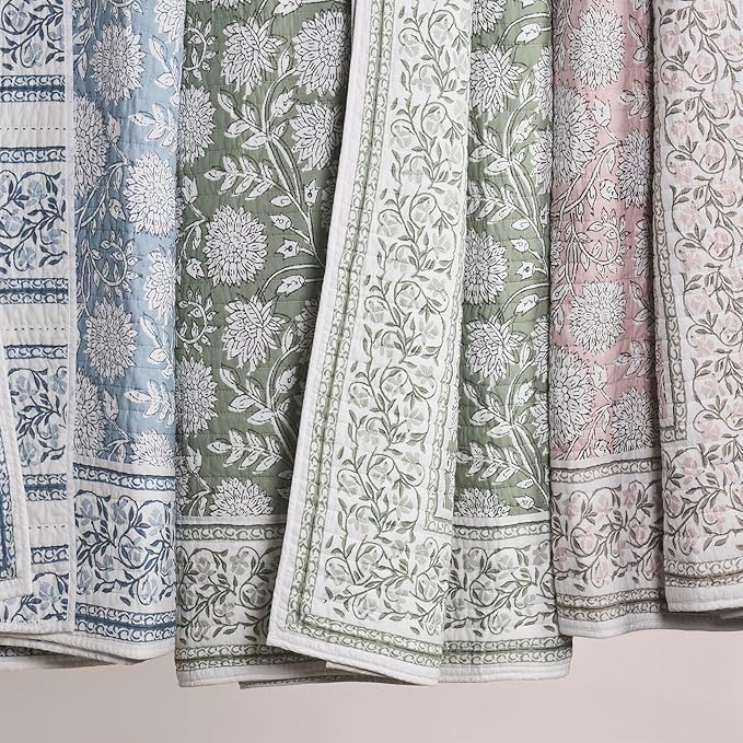 Levtex Home Adare Blue Reversible King/Cal King Quilt Set - Image 9