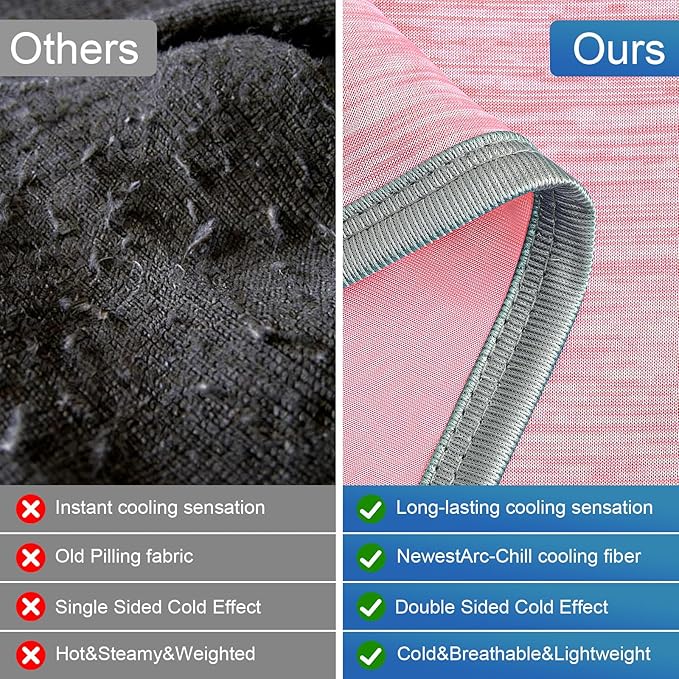 KMUSET Cooling Blanket Twin, Double Sided Summer Cooling Blankets - Image 6