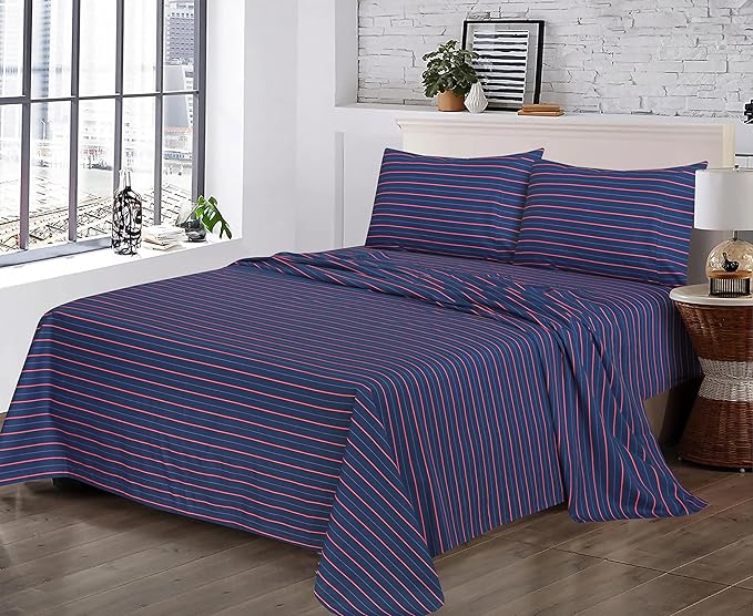 RUVANTI 100% Cotton Sheets – Queen Size Percale Bedding, Cooling & Breathable - Image 8