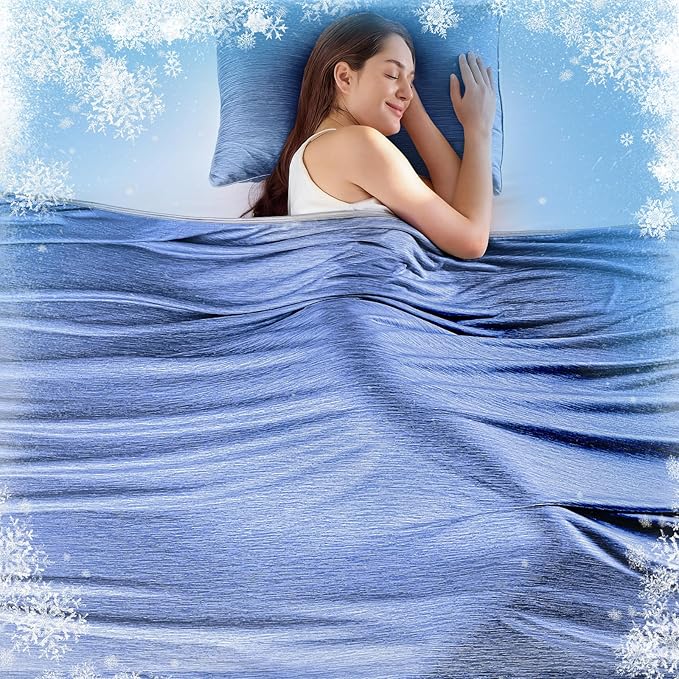 KMUSET Cooling Blanket Queen Size, Double Sided Summer Cooling Blankets by COZYBLANKETHappyHomeLife