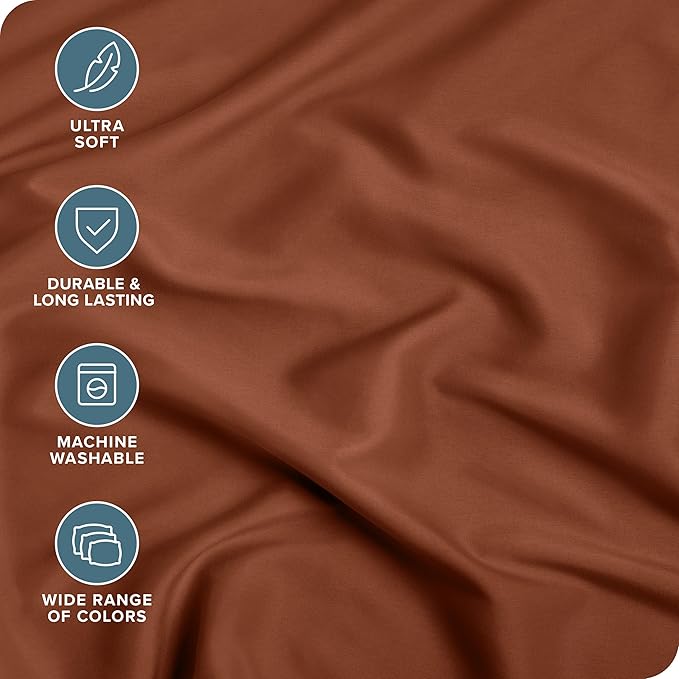 Bare Home Fitted Bottom Sheet Full Size - Image 2
