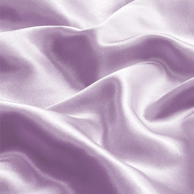 BEDELITE Satin Body Pillow Cover 2 Pack, Super Soft and Cooling Body Pillow - Image 4