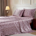 MR&HM Satin Bed Sheets, California King Size Sheets Set by MRHM