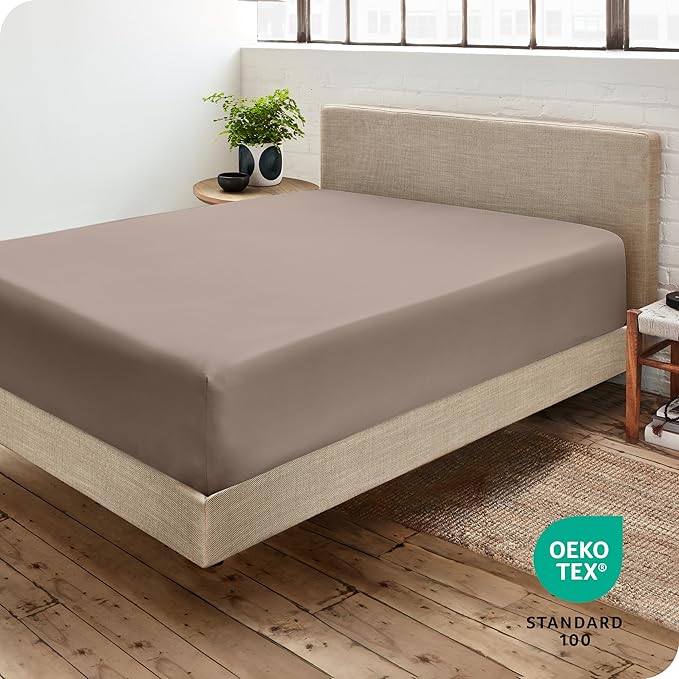Bare Home Fitted Bottom Sheet Twin Size - Image 4