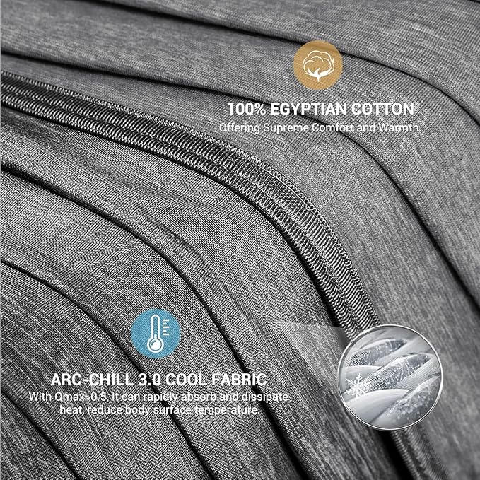 Elegear Revolutionary Cooling Blanket Queen Absorbs Heat to Keep Body Cool - Image 4