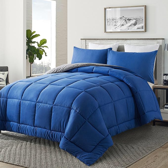 DOWNCOOL Queen Comforter Set -All Season Bedding Comforters Sets - Image 2