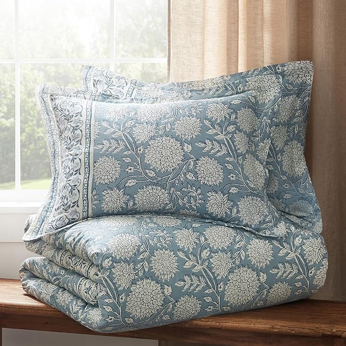 Levtex Home Adare Blue Reversible Full/Queen Comforter Set - Image 5