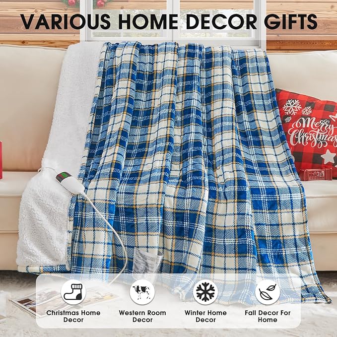 Heated Blanket Electric Throw 50X60 Heating Throw - Image 7