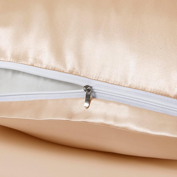Champagne Satin Pillowcases - Image 4