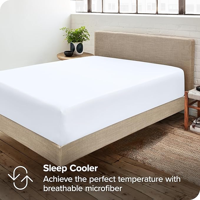 Bare Home 2-Pack Fitted Bottom Sheets Full XL - Image 6
