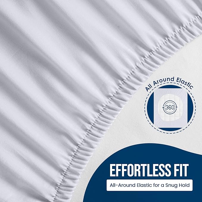 Crib Size Mattress Protector Waterproof, Premium 200 GSM Terry Mattress Cover - Image 4