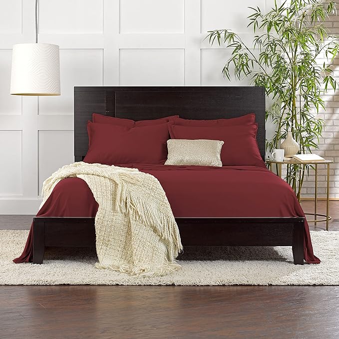 Pure Bamboo Twin Sheets, Genuine 100% Organic Viscose Derived from Bamboo Bed - Image 7