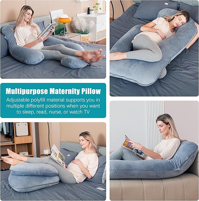 Cute Castle Pregnancy Pillows, Soft U-Shape Maternity Pillow - Image 7