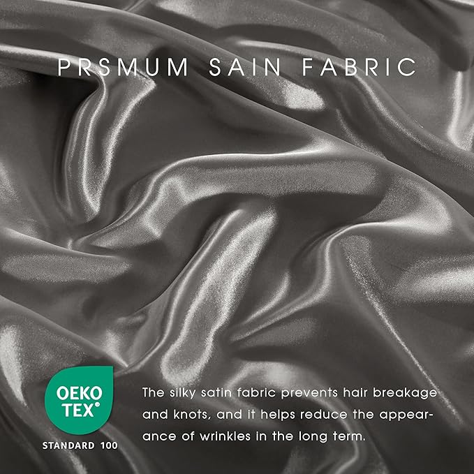 FreshCulture Satin Sheets Twin XL Bed Set - Image 5