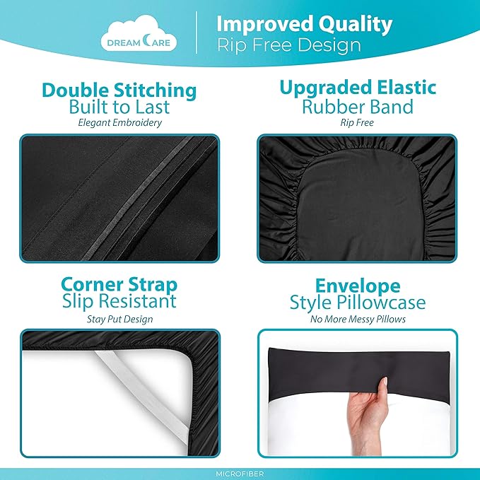 DREAMCARE California King Sheet Sets - Image 6