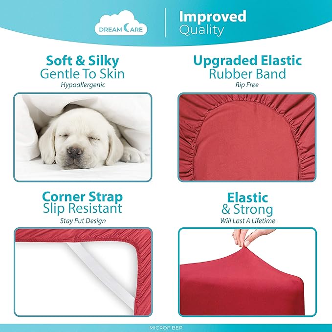 DREAMCARE Cal King Fitted Sheet Only - Image 6