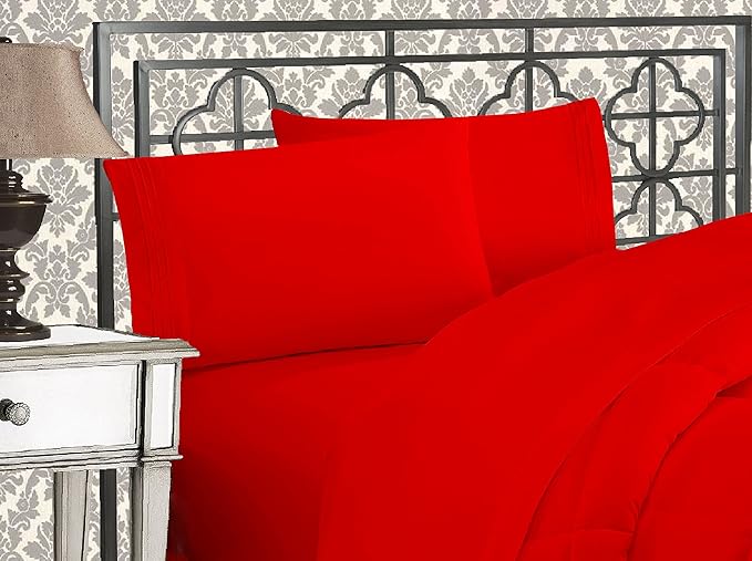 Elegant Comfort Luxurious 1500 Premium Hotel Quality Microfiber Three Line - Image 2