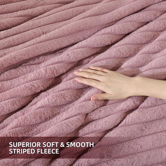 Smoofy Fluffy Full Size Comforter Sets 3 Pieces - Image 5