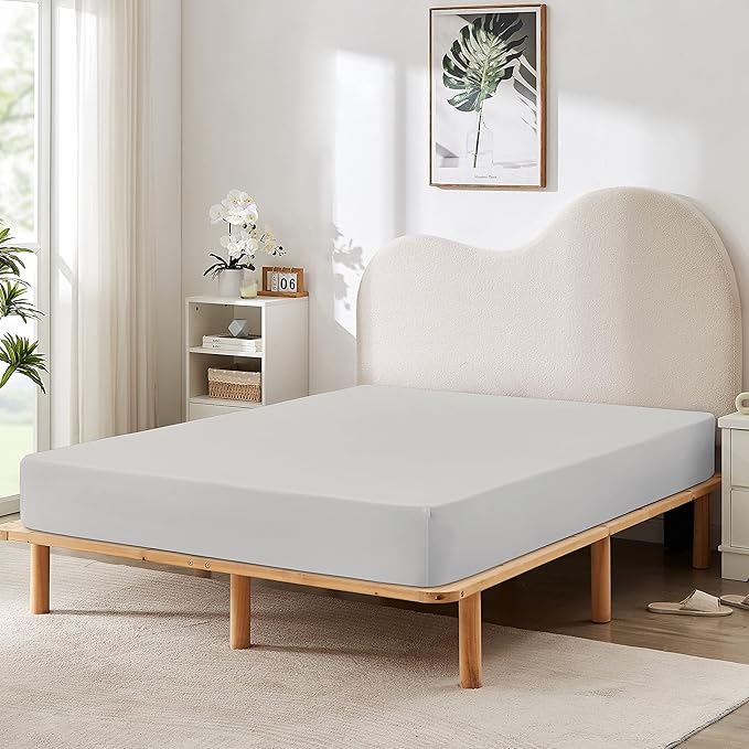 HBHLFZ Twin XL Fitted Sheet Only, Soft Breathable Bottom Sheet by HBHLFZLuxuryHomeLife