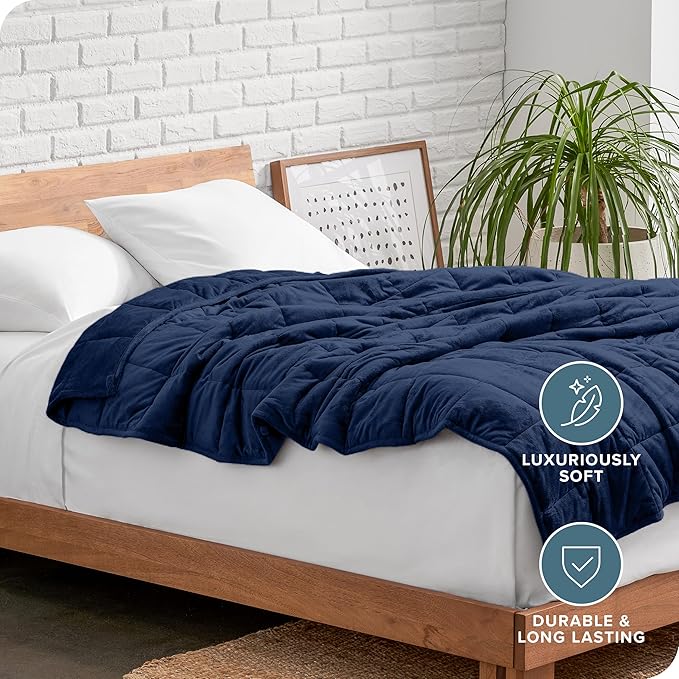Bare Home Weighted Blanket Queen Size 17lb - Image 5