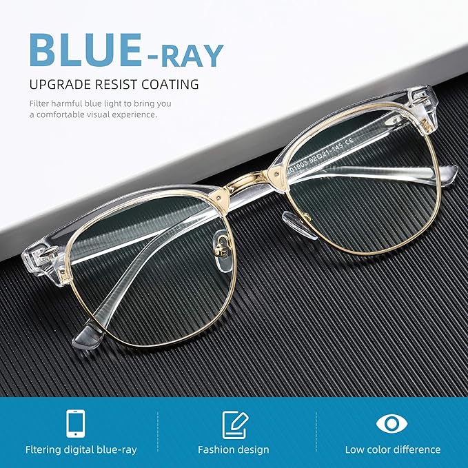 Blue Light Glasses for Woman/Men Computer Bluelight Glasses Womens/Mens - Image 2