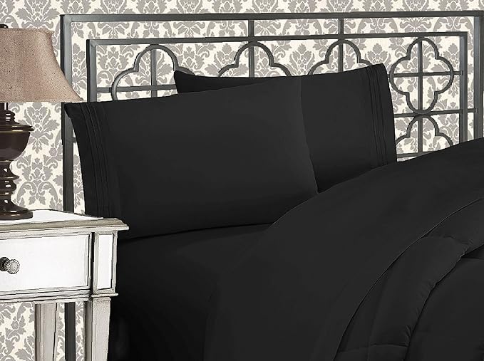 Elegant Comfort Luxurious 1500 Premium Hotel Quality Microfiber Three Line - Image 2