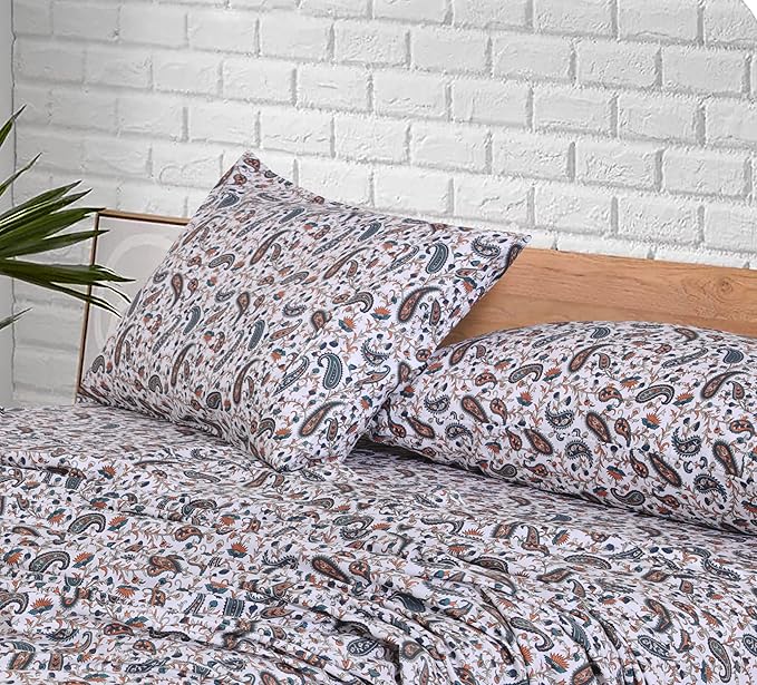 RUVANTI 100% Cotton Sheets – Split King Size Percale Bedding, Cooling & - Image 7