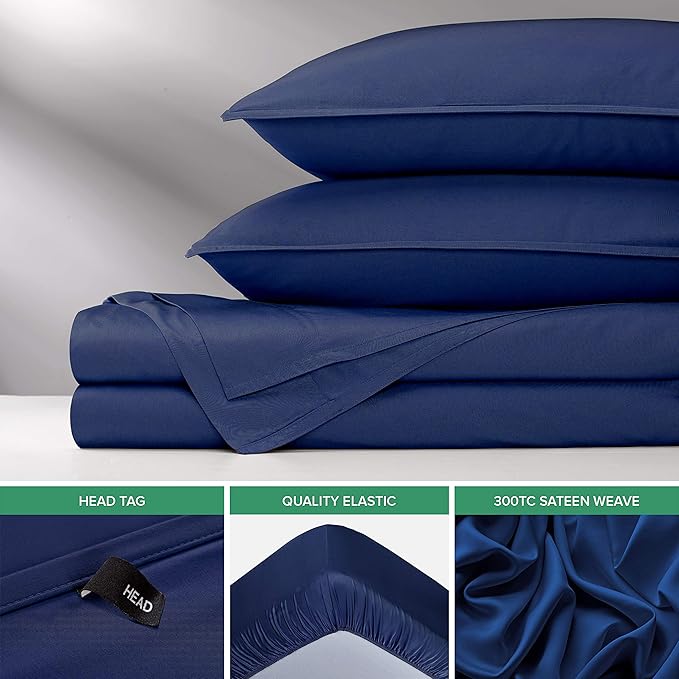 Pure Bamboo Queen Sheets, Genuine 100% Organic Viscose Derived from Bamboo Bed - Image 6