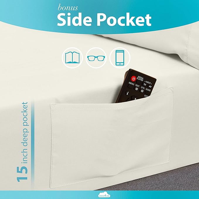 DREAMCARE King Fitted Sheet Only - Image 3