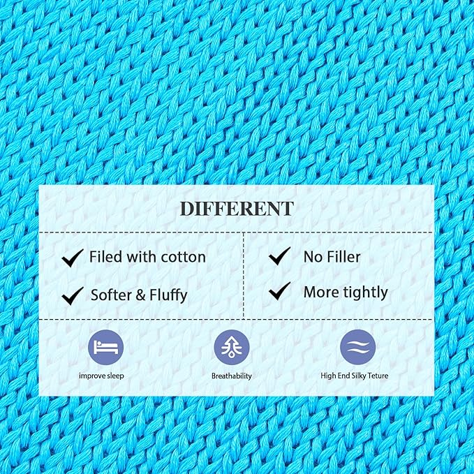 L'AGRATY Knitted Weighted Blanket - Image 3