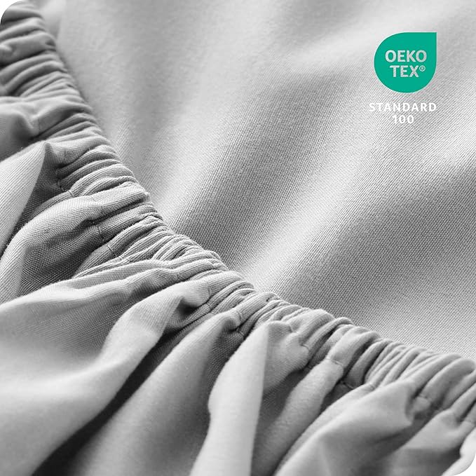 Bare Home 2-Pack Fitted Bottom Sheets Short Queen - Image 6