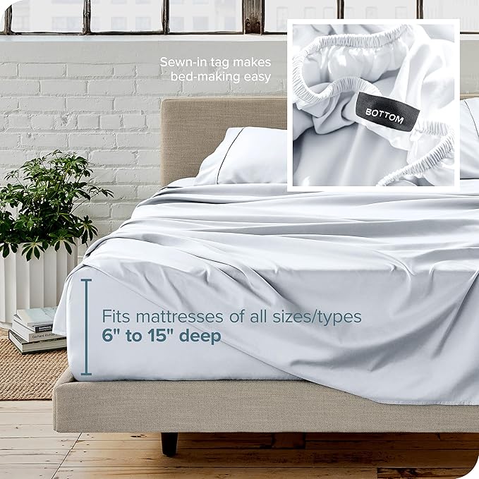 Bare Home Split King Sheet Set - Image 6