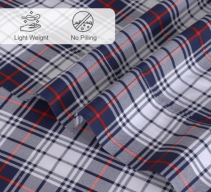 RUVANTI 100% Cotton Sheets – King Size Percale Bedding, Cooling & Breathable - Image 4