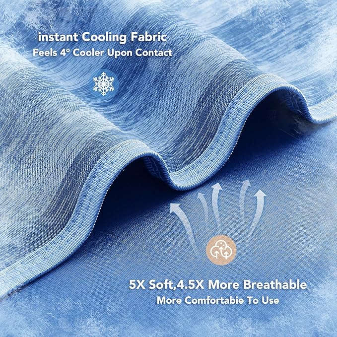 GOHERO Cooling Blanket Throw- 50"x60" Summer Cooling Throw Blanket - Image 5