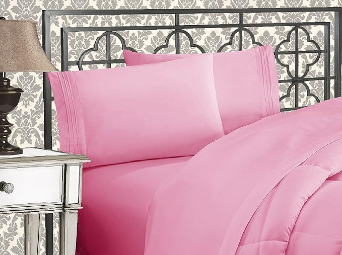 Elegant Comfort Luxurious 1500 Premium Hotel Quality Microfiber Three Line - Image 2