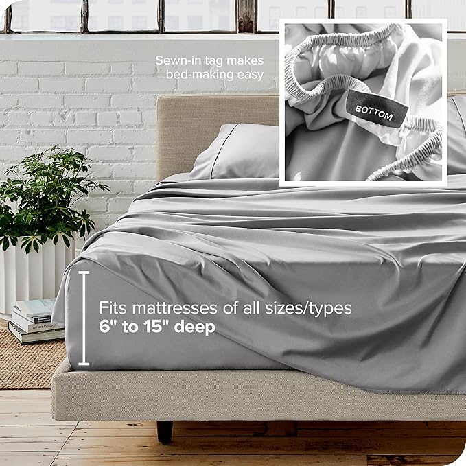 Bare Home Full XL Sheet Set - Image 5